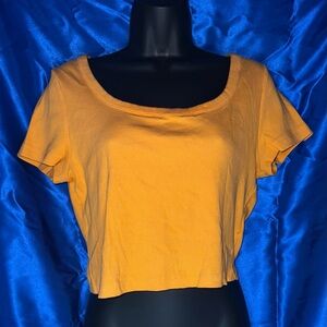 NWOT H&M Orange Crop Top *Read Description*